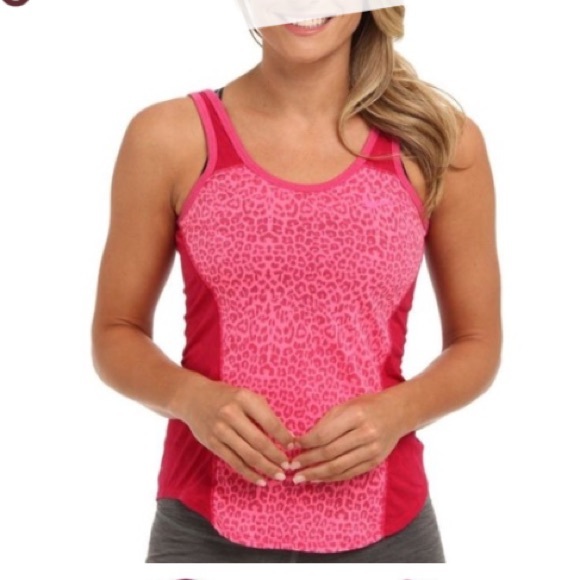 Nike Tops - •Nike• Dri fit Pink Tank NWOT pink cheetah